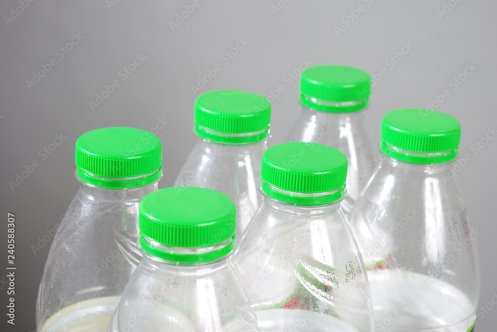 Recycling. Empty plastic bottles, beer cans and waste paper Recycling. Empty plastic bottles, beer cans and waste paper