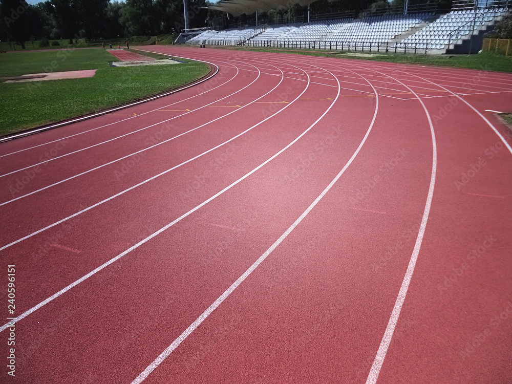 Athletic track, detail, background, texture