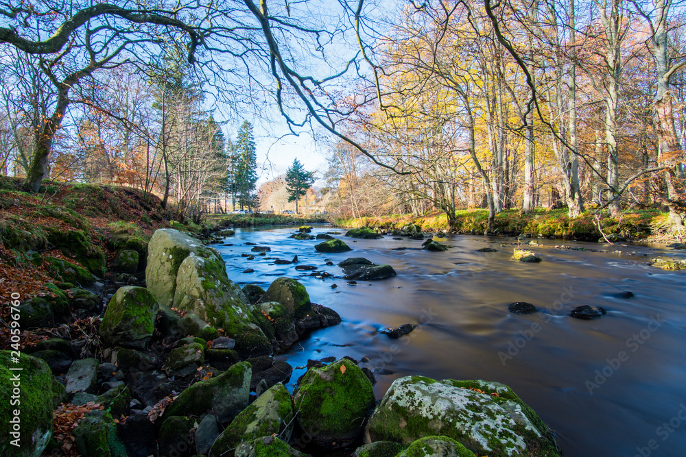 Scottish river near to Huntly castle Scottish river near to Huntly castle