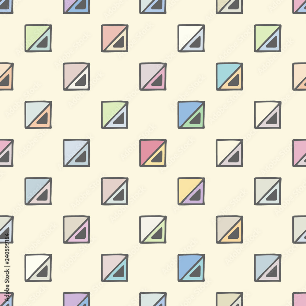 Seamless vector pattern. geometrical background with hand drawn decorative tribal elements. Print with ethnic, folk, traditional motifs. Graphic illustration for wrapping, wallpaper, fabric, packing Seamless vector pattern. geometrical background with hand drawn decorative tribal elements. Print with ethnic, folk, traditional motifs. Graphic illustration for wrapping, wallpaper, fabric, packing