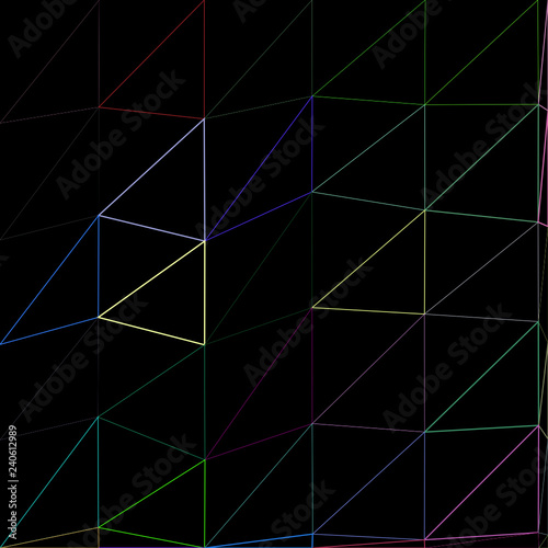 Abstrakter Low-Poly-Hintergrund aus Dreiecken