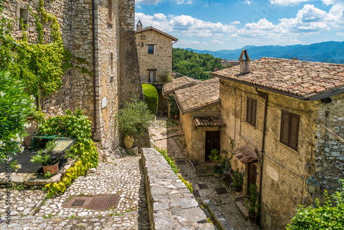 Scenic sight in Labro, ancient village in the Province of Rieti, Lazio, Italy.