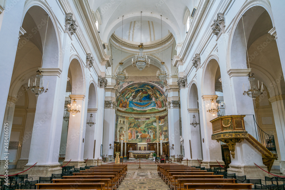Duomo of Spoleto. Umbria, central Italy.