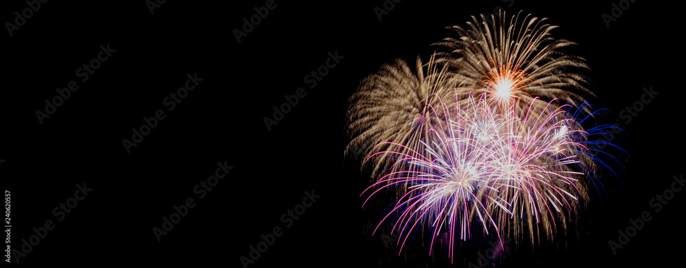 Real Fireworks, long exposure, cropped and close up with copy space Real Fireworks, long exposure, cropped and close up with copy space