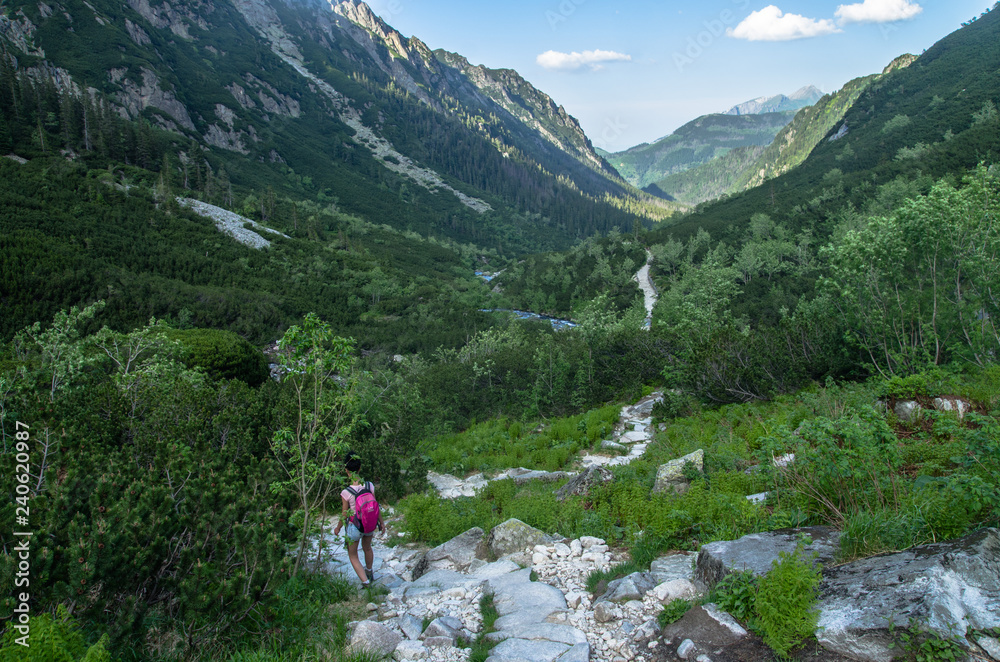 hiking in the Tatry