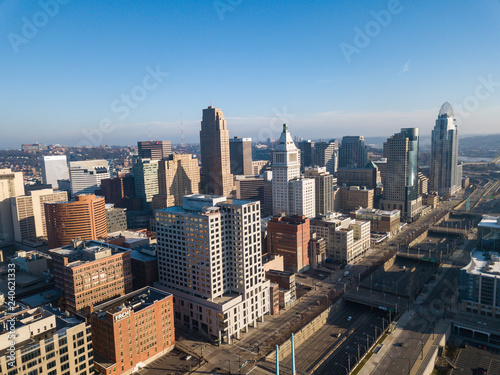 Aerial View of Cincinnati Ohio © Rick Lohre