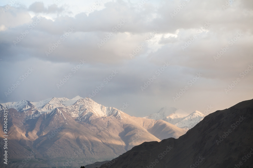 Tajikistan mountain range