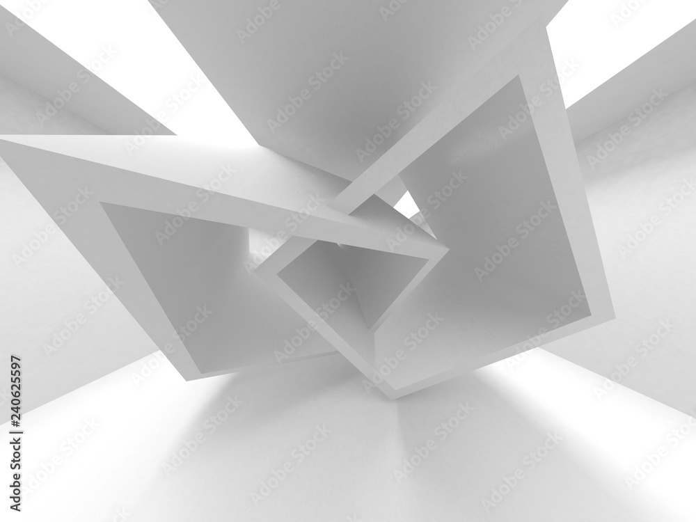 Abstract Modern White Architecture Background Abstract Modern White Architecture Background