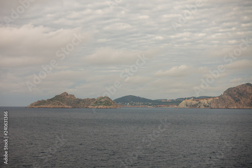 The island of es vedra from behind from a boat © vicenfoto