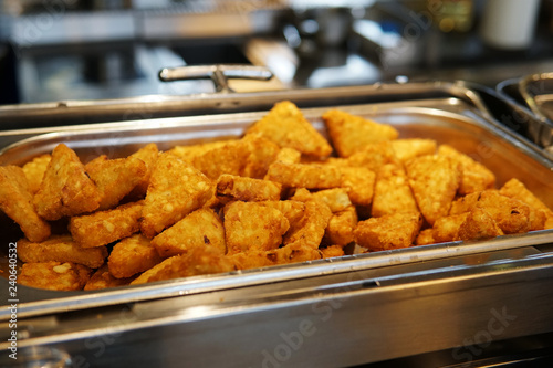 Fried and baked food delicious cuisine food