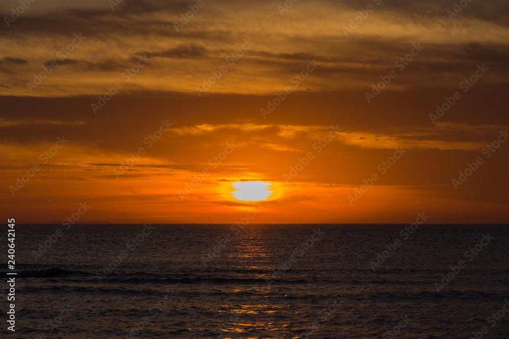 Abendsonne über Nordsee