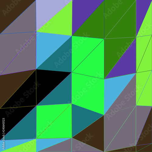Abstrakter Low-Poly-Hintergrund aus Dreiecken