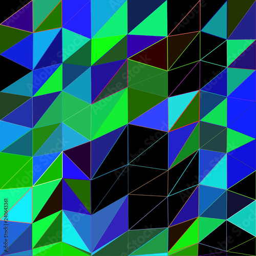 Abstrakter Low-Poly-Hintergrund aus Dreiecken