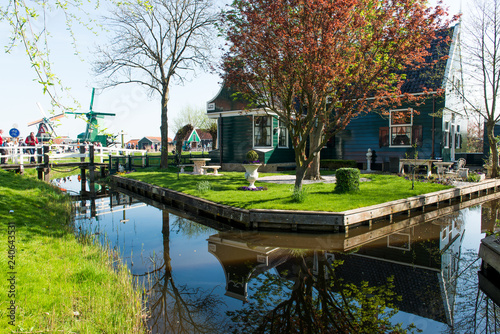 spring in a dutch village