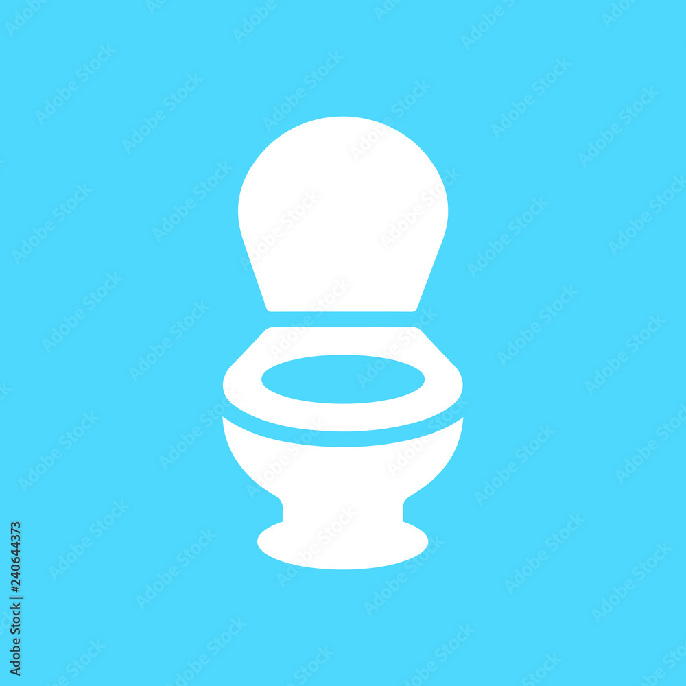 Illustration and icon toilet bowl Illustration and icon toilet bowl