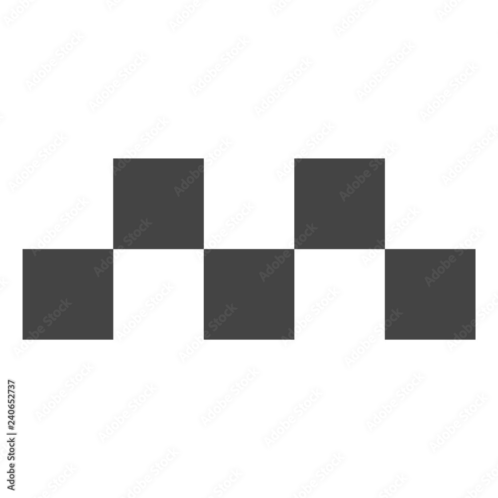 Taxi chess logo vector illustration on a white background. An isolated flat icon illustration of taxi chess logo with nobody. Taxi chess logo vector illustration on a white background. An isolated flat icon illustration of taxi chess logo with nobody.