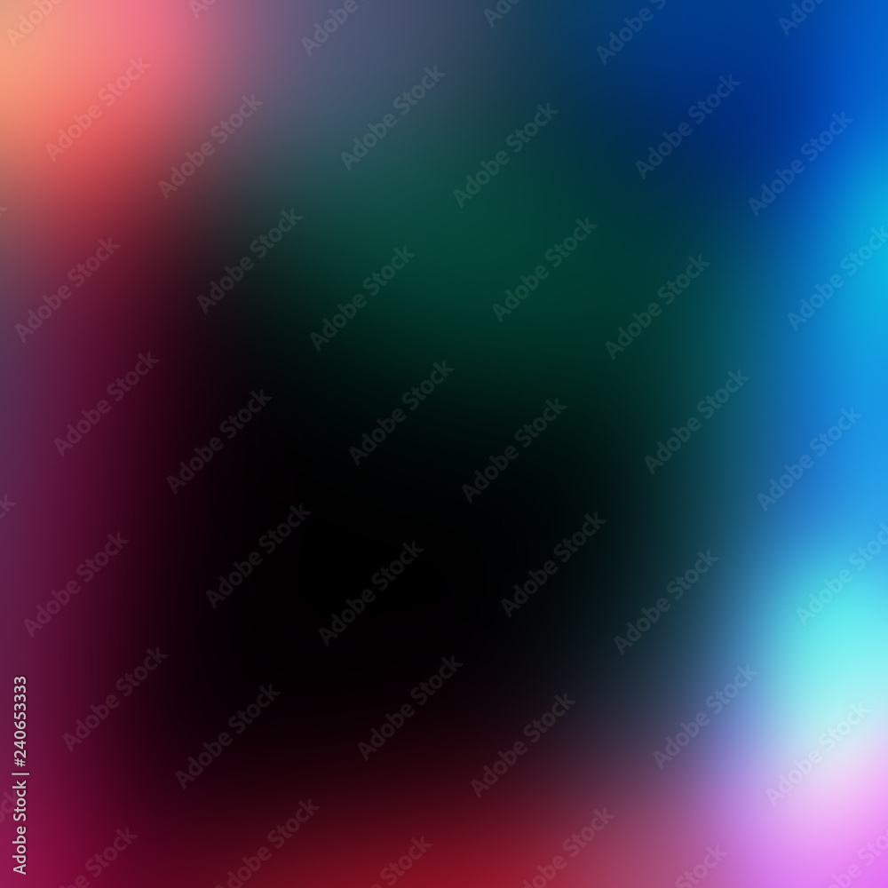 Fototapeta premium Colorful blurred light leaks abstract digital background. Holographic effect image. Magic glitch texture.