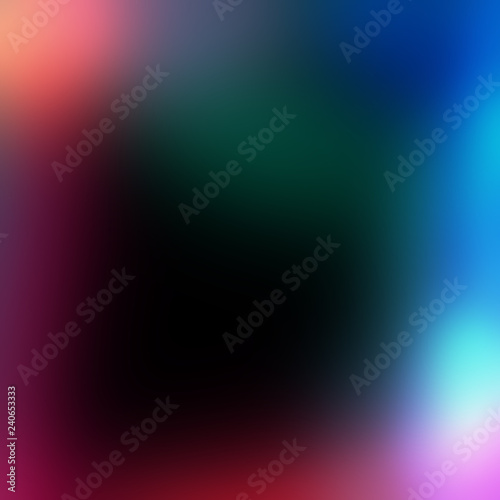 Colorful blurred light leaks abstract digital background. Holographic effect image. Magic glitch texture.