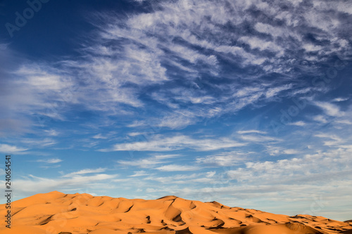 Fantastic view of Erg Chebb, Sahara desert