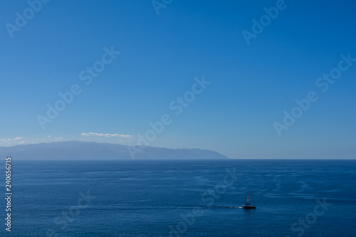 Beautiful view of the island in the ocean. Tenerife. Spain © Konstantin
