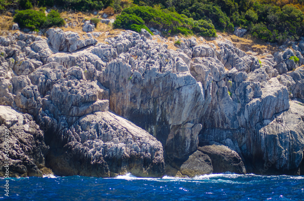 Obraz premium capri island coastal landscape