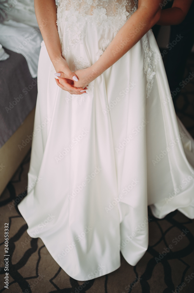 Wedding Dress. accessories at the bride's preparations. Wedding Dress. accessories at the bride's preparations.