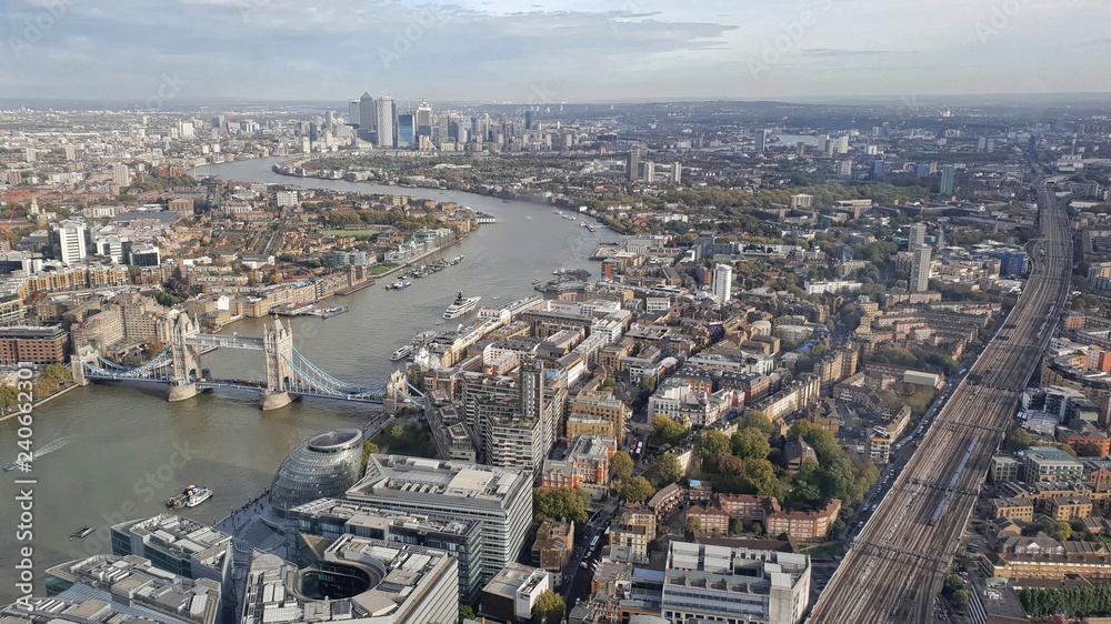 View of London from above - United Kingdom