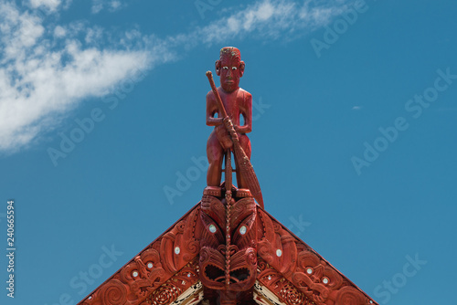 Canvastavla Traditional New Zealand Maori Wood Carving