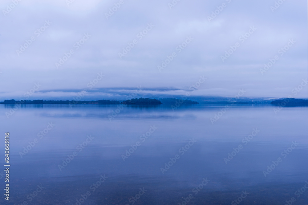Loch Lomond Misty Morning View