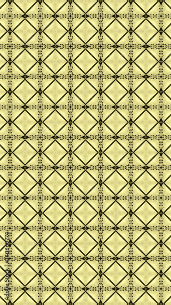 Fototapeta premium Ornate geometric pattern and abstract colored background