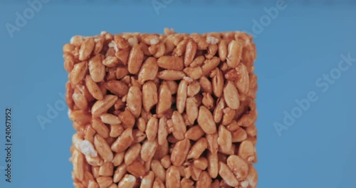 Sweets kozinaki made from sunflower seeds and caramel sugar