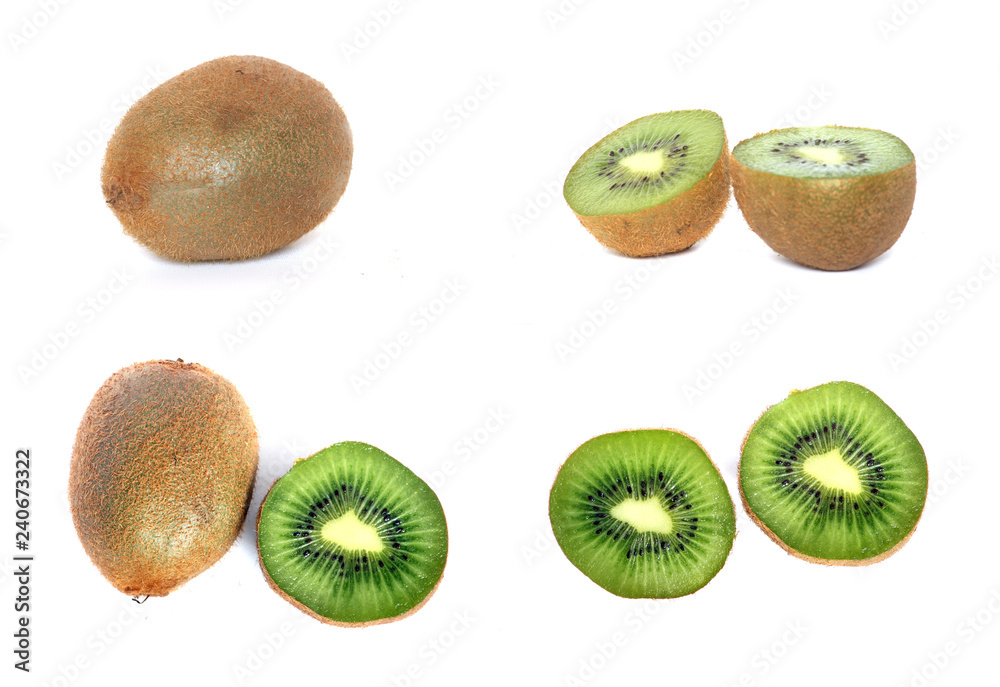 Fototapeta premium kiwi isolated on white background