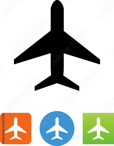 Airplane Icon - Illustration