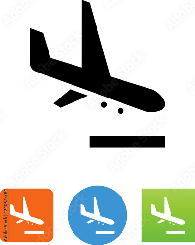 Arrival Icon - Illustration