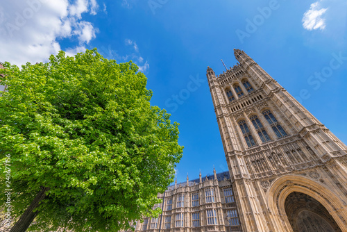 Historic architecture of the famous Westminster Palace