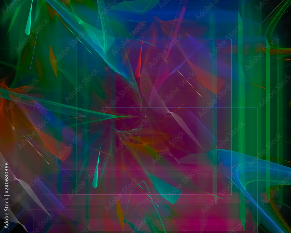 abstract digital fractal, beautiful design, party abstract digital fractal, beautiful design, party