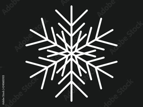 Einzigartige Schneeflocken