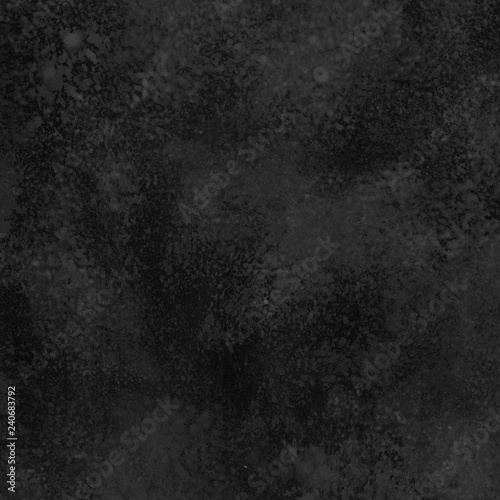 Black acrylic abstract background with waves and strokes on white paper background. Trendy look. Chaotic abstract organic design.