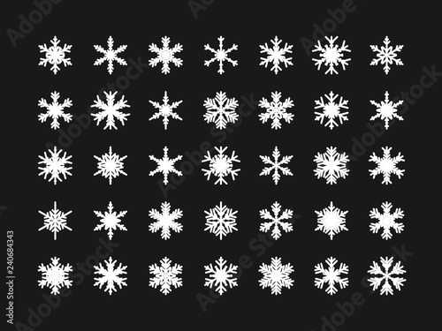 35 Einzigartige Schneeflocken