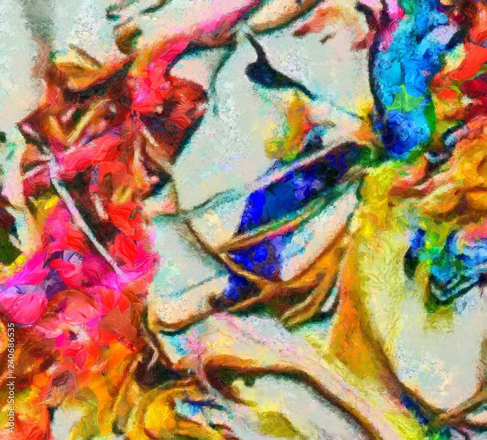 Close up oil paint abstract background. Art textured brushstrokes in macro. Part of painting. Old style artwork. Dirty watercolor texture. Modern pattern. Chaotic splashes. Multi-colors design. Close up oil paint abstract background. Art textured brushstrokes in macro. Part of painting. Old style artwork. Dirty watercolor texture. Modern pattern. Chaotic splashes. Multi-colors design.