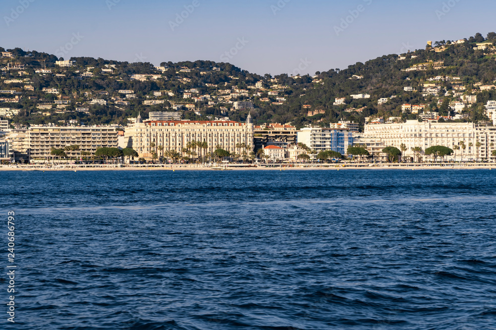 View of Cannes Beach