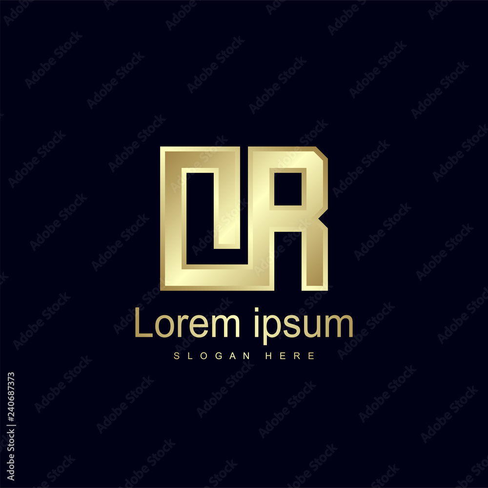 Initial Letter OR Logo Template Vector Design Initial Letter OR Logo Template Vector Design