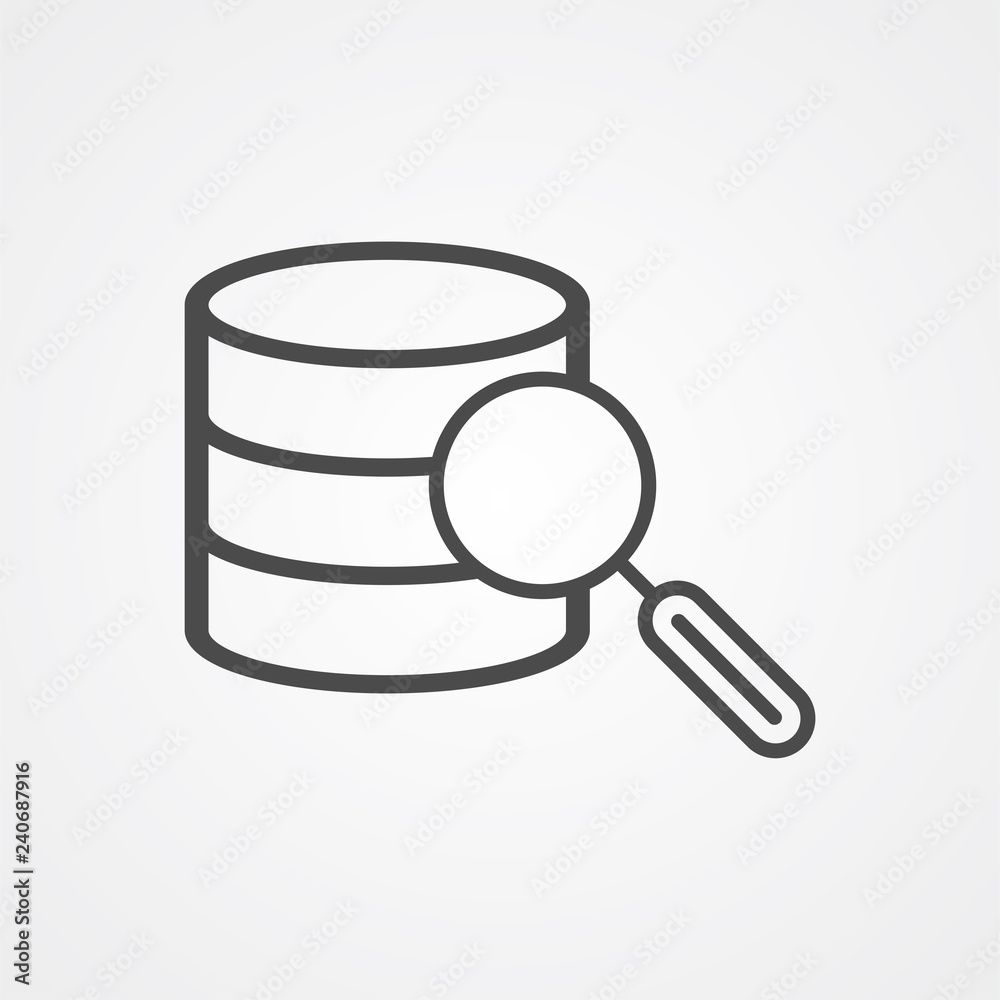 Data tracking vector icon sign symbol Data tracking vector icon sign symbol