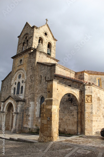 iglesia de san vicente martir en ciudad de frias,las merindades,burgos,castilla y leon,españa