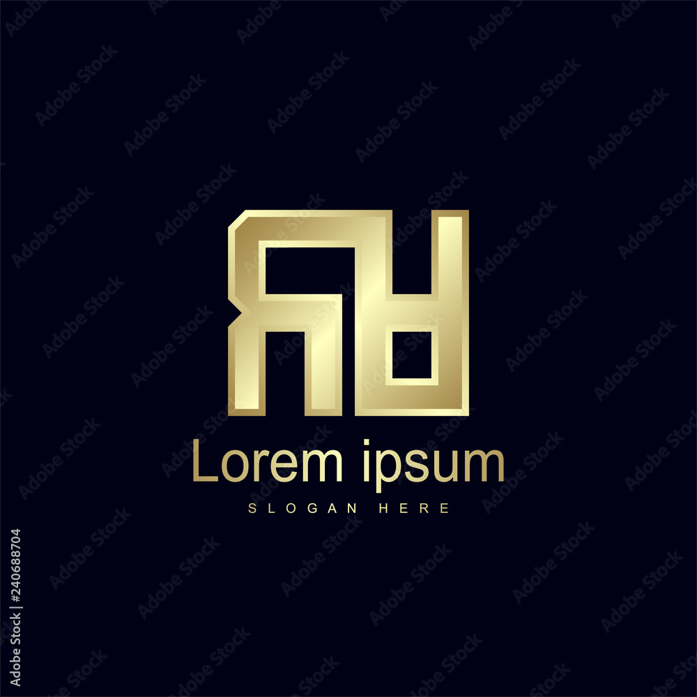 Initial Letter RA Logo Template Vector Design Initial Letter RA Logo Template Vector Design