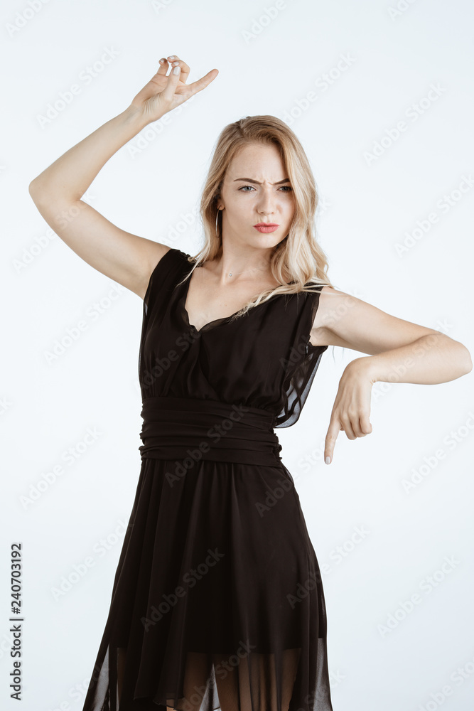 Beautiful woman very happy enjoy dancing. Beautiful woman very happy enjoy dancing.