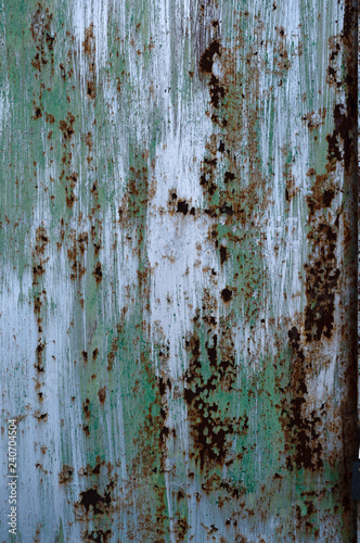 Colorful background on old rusty metal metal texture