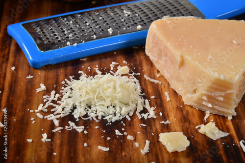 Принти на полотні Fresh grated parmesan cheese