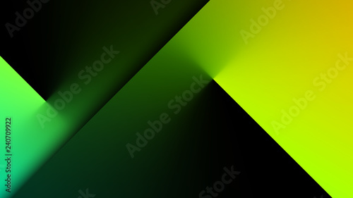 Abstract Light and Shade Texture in Green Tones. Aspect Ratio 16:9. EPS 10 Vector Background.