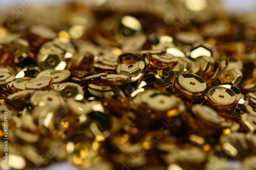 abstract background of gold sequins
